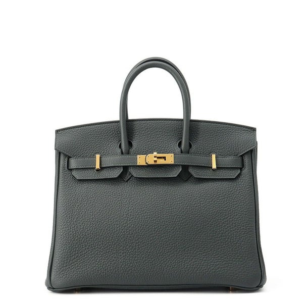 エルメス バーキン25 ブラック/ゴールド金具 トゴ W刻印 HERMES Birkin ハンドバッグ ニューヴェールフォンセ