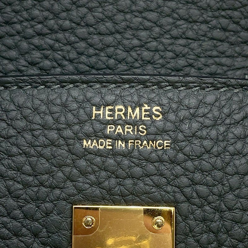 エルメス バーキン25 ブラック/ゴールド金具 トゴ W刻印 HERMES Birkin ハンドバッグ ニューヴェールフォンセ
