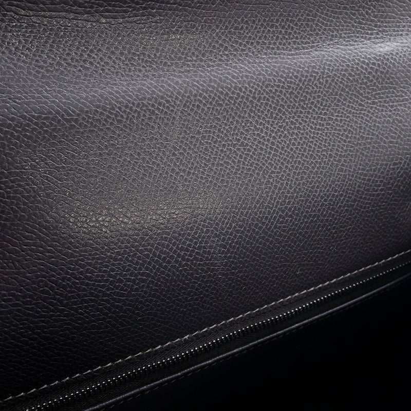 エルメス ハンドバッグ ケリー32 外縫い グラファイト/シルバー金具 クシュベル □G刻印 2wayショルダー