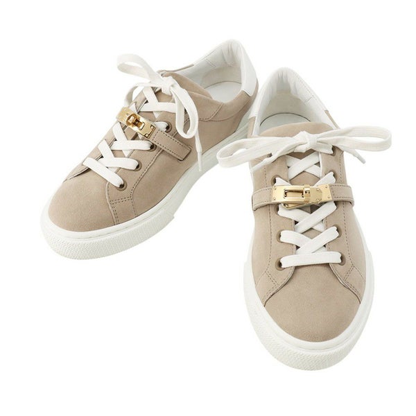 エルメス スニーカー デイ スエード/レザー レディースサイズ37 HERMES 靴