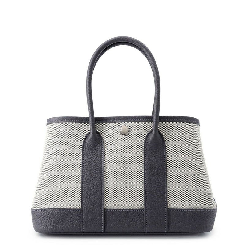 エルメス ネオ・ガーデン 23 ガーデンパーティ アルドワーズ/エクリュ/シルバー金具 トワルアッシュヴァイキング/ネゴンダ K刻印