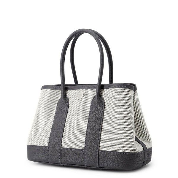 エルメス ネオ・ガーデン 23 ガーデンパーティ アルドワーズ/エクリュ/シルバー金具 トワルアッシュヴァイキング/ネゴンダ K刻印