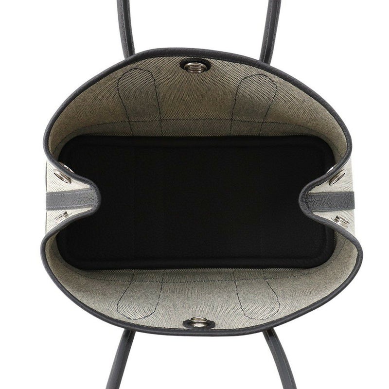 エルメス ネオ・ガーデン 23 ガーデンパーティ アルドワーズ/エクリュ/シルバー金具 トワルアッシュヴァイキング/ネゴンダ K刻印