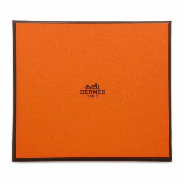 エルメス コインケース アザップコンパクト シルクイン ジョーヌミルトン/シルバー金具 エプソン W刻印