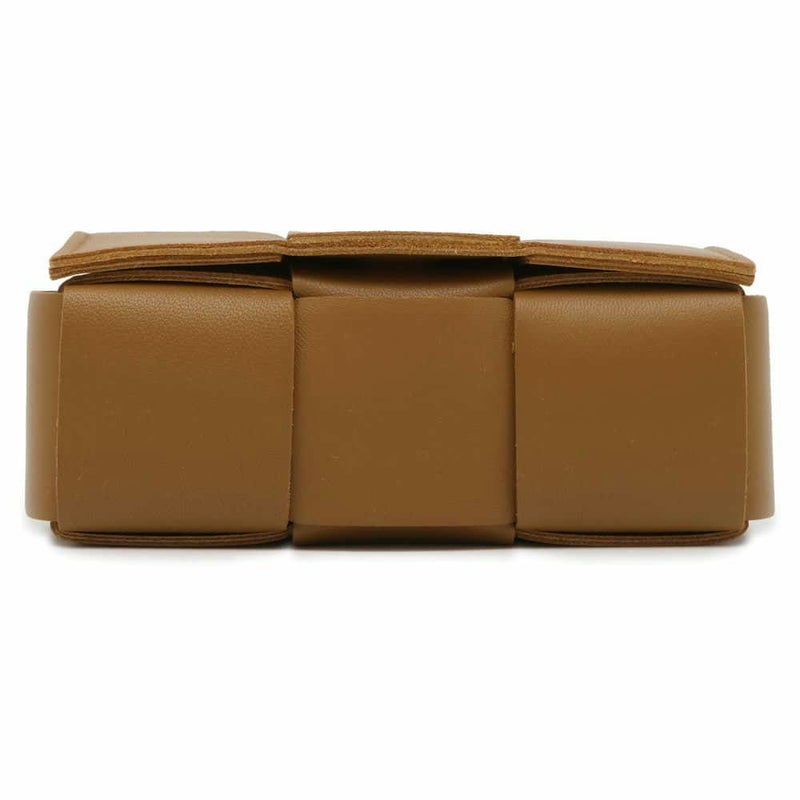 ボッテガヴェネタ ショルダーバッグ キャンディー カセット ラムスキン 666688 BOTTEGA VENETA ブラウン