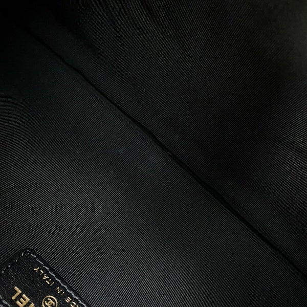 シャネル クラッチバッグ ココマーク ツイード 千鳥格子 CHANEL セカンドバッグ 黒 白