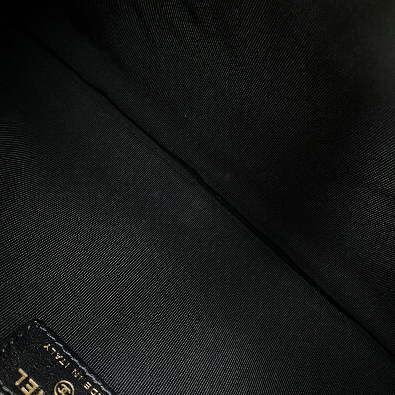 シャネル クラッチバッグ ココマーク ツイード 千鳥格子 CHANEL セカンドバッグ 黒 白