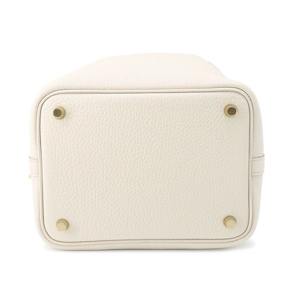 エルメス ハンドバッグ ピコタンロックPM ベトン/ゴールド金具 トリヨンクレマンス W刻印
