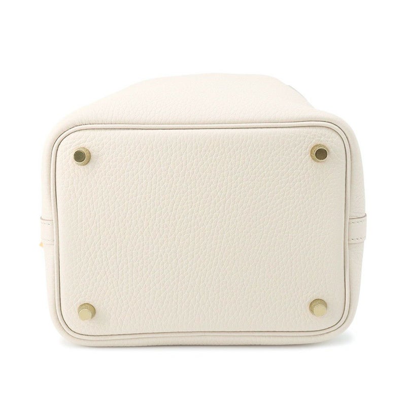 エルメス ハンドバッグ ピコタンロックPM ベトン/ゴールド金具 トリヨンクレマンス W刻印