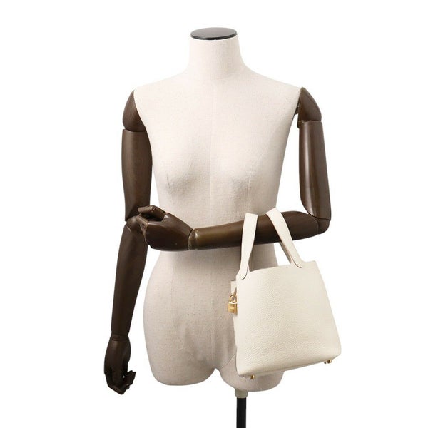 エルメス ハンドバッグ ピコタンロックPM ベトン/ゴールド金具 トリヨンクレマンス W刻印