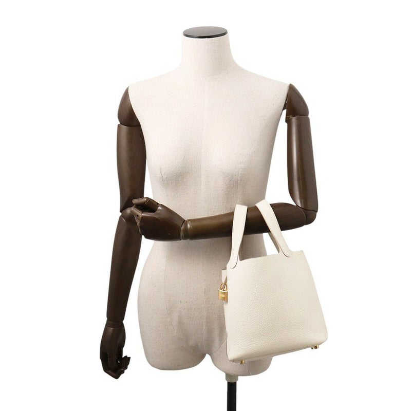 エルメス ハンドバッグ ピコタンロックPM ベトン/ゴールド金具 トリヨンクレマンス W刻印