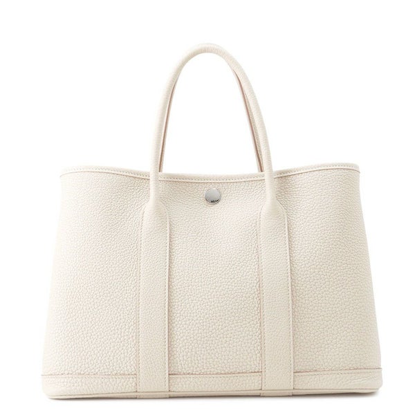 エルメス トートバッグ ガーデンパーティTPM ベトン/シルバー金具 ネゴンダ W刻印