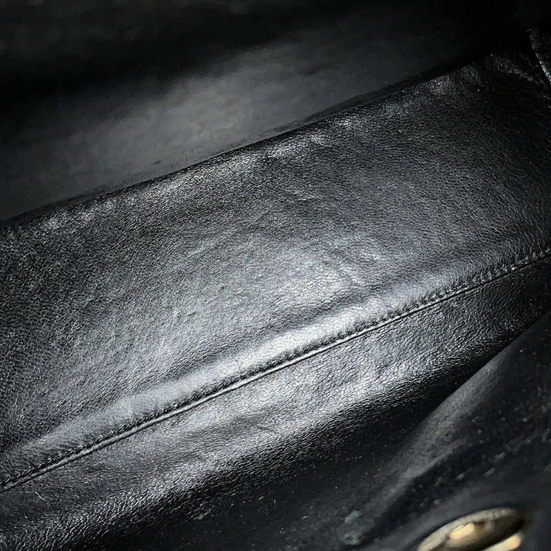 シャネル ハンドバッグ マトラッセ ココマーク キャビアスキン A12397 CHANEL 黒