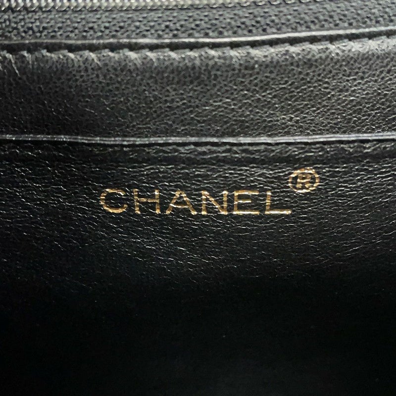 シャネル ハンドバッグ マトラッセ ココマーク キャビアスキン A12397 CHANEL 黒