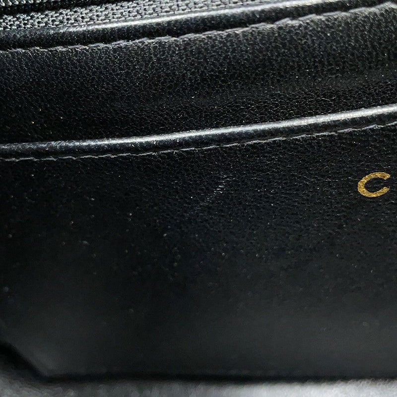 シャネル チェーンショルダーバッグ マトラッセ25 ココマーク ダイアナ キャビアスキン A01165 CHANEL 黒