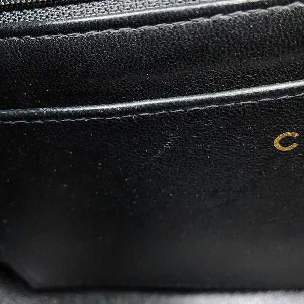 シャネル チェーンショルダーバッグ マトラッセ25 ココマーク ダイアナ キャビアスキン A01165 CHANEL 黒