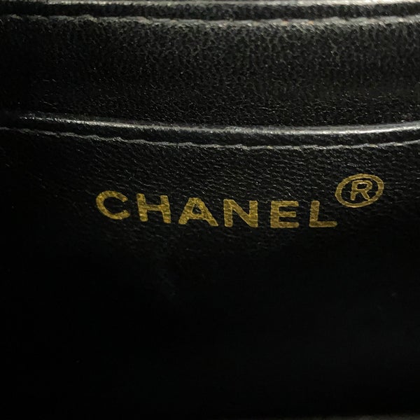 シャネル チェーンショルダーバッグ マトラッセ25 ココマーク ダイアナ キャビアスキン A01165 CHANEL 黒