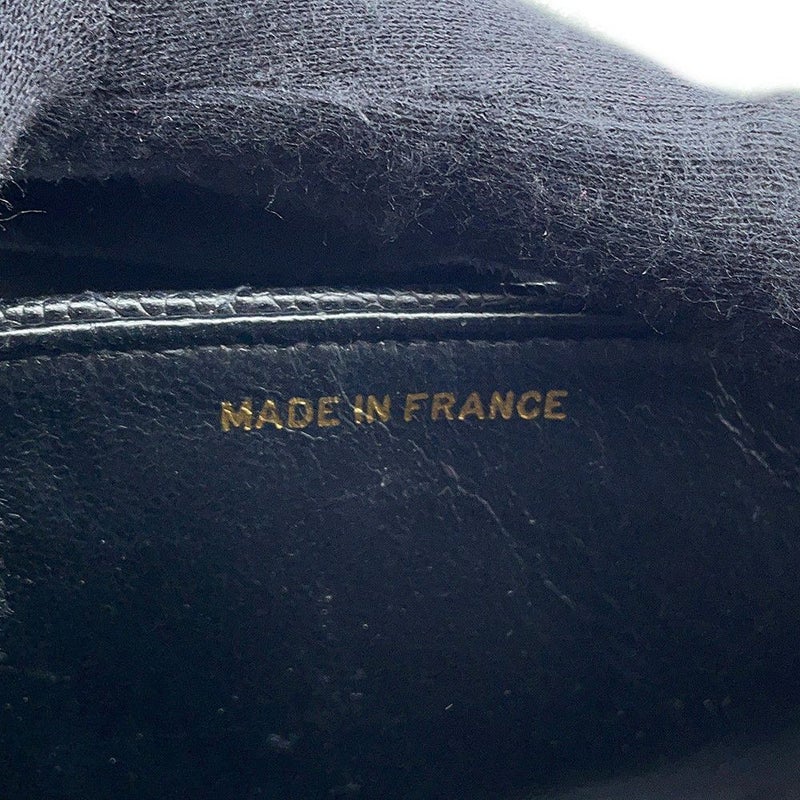 シャネル チェーンショルダーバッグ マトラッセ25 ココマーク ダイアナ キャビアスキン A01165 CHANEL 黒