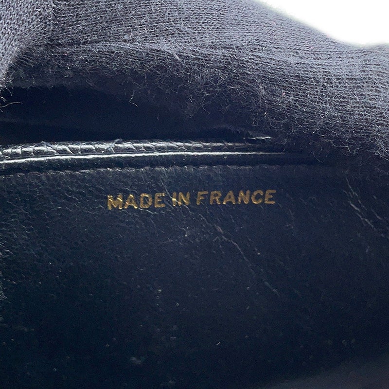 シャネル チェーンショルダーバッグ マトラッセ25 ココマーク ダイアナ キャビアスキン A01165 CHANEL 黒