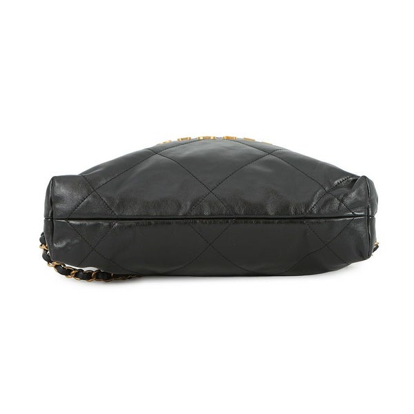 シャネル リュック シャネル22 スモール シャイニーカーフスキン AS3859 CHANEL バッグ 黒