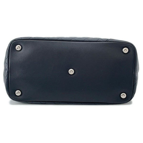 シャネル トートバッグ カンボンライン ラージトート マトラッセ ココマーク ラムスキン A25169 CHANEL 黒