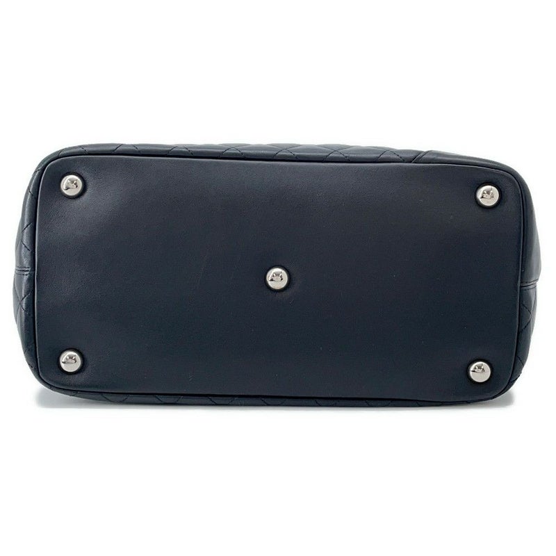 シャネル トートバッグ カンボンライン ラージトート マトラッセ ココマーク ラムスキン A25169 CHANEL 黒