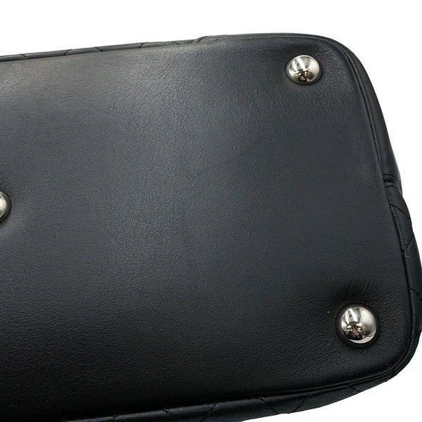 シャネル トートバッグ カンボンライン ラージトート マトラッセ ココマーク ラムスキン A25169 CHANEL 黒