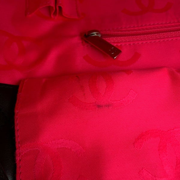 シャネル トートバッグ カンボンライン ラージトート マトラッセ ココマーク ラムスキン A25169 CHANEL 黒