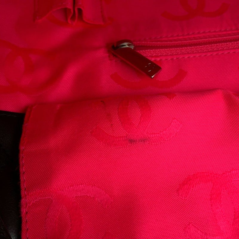 シャネル トートバッグ カンボンライン ラージトート マトラッセ ココマーク ラムスキン A25169 CHANEL 黒