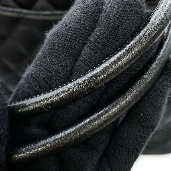 シャネル トートバッグ カンボンライン ラージトート マトラッセ ココマーク ラムスキン A25169 CHANEL 黒
