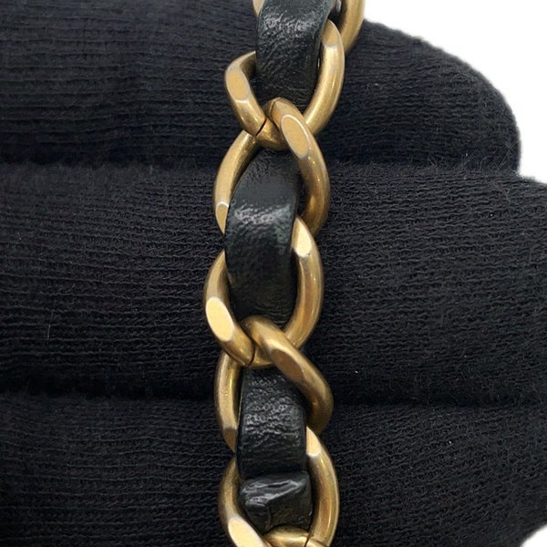 ャネル チェーンショルダーバッグ マトラッセ ココマーク フェイクパール ラムスキン AS0584 CHANEL バッグ 黒