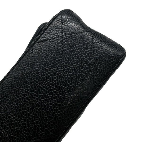 シャネル チェーンショルダーバッグ マトラッセ23 ココマーク ダブルチェーン キャビアスキン A01113 CHANEL バッグ 黒