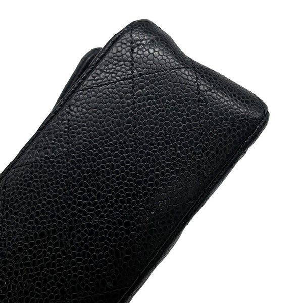 シャネル チェーンショルダーバッグ マトラッセ23 ココマーク ダブルチェーン キャビアスキン A01113 CHANEL バッグ 黒