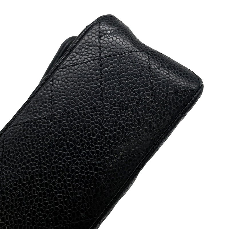 シャネル チェーンショルダーバッグ マトラッセ23 ココマーク ダブルチェーン キャビアスキン A01113 CHANEL バッグ 黒