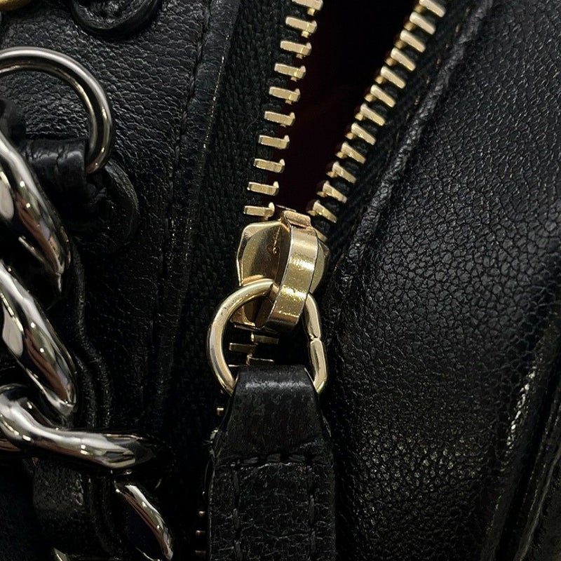 シャネル チェーンショルダーバッグ シャネル19 ココマーク ラムスキン AP0945 CHANEL 黒