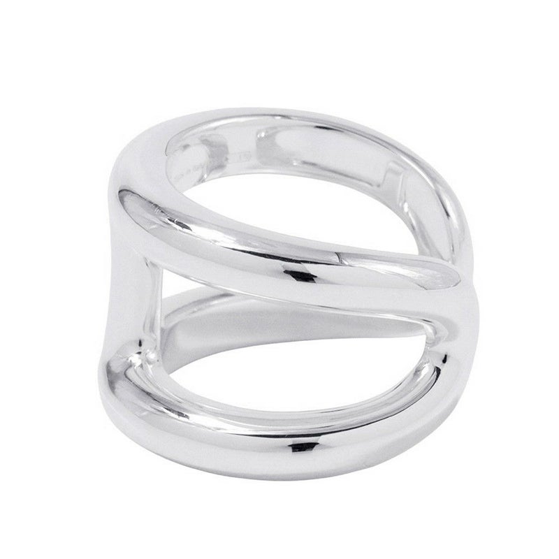 エルメス リング オスモズGM Osmose SV925シルバー リングサイズ56 HERMES ジュエリー 指輪