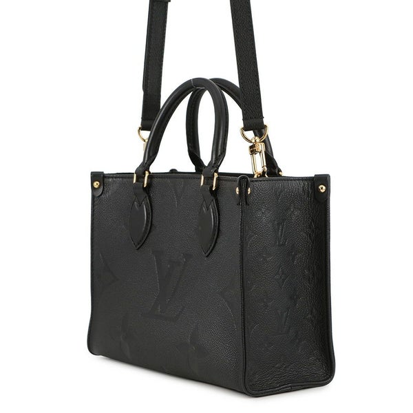 ルイヴィトン ハンドバッグ モノグラム・アンプラント オンザゴーPM M45653 黒 ブラック 2way