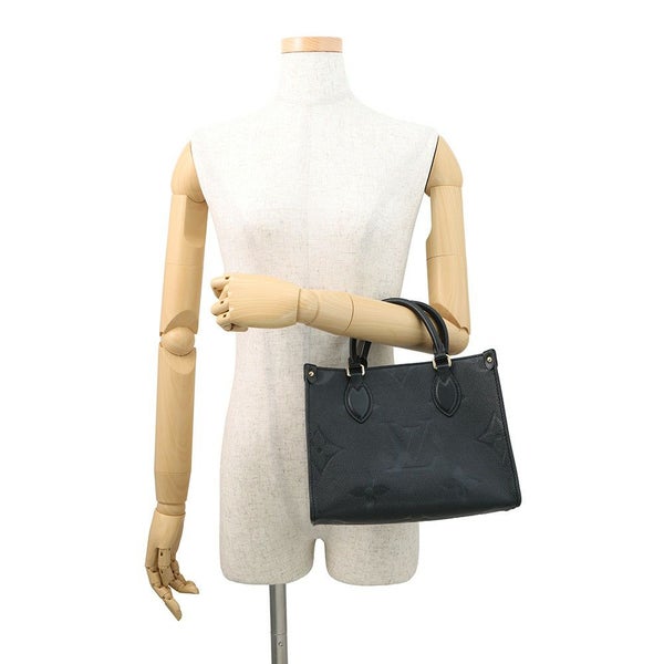 ルイヴィトン ハンドバッグ モノグラム・アンプラント オンザゴーPM M45653 黒 ブラック 2way