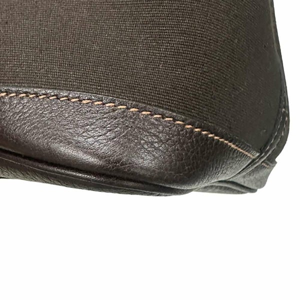 エルメス トートバッグ ガーデンパーティPM マロン/シルバー金具 トワルオフィシエ/ブッフルスキッパー □H刻印