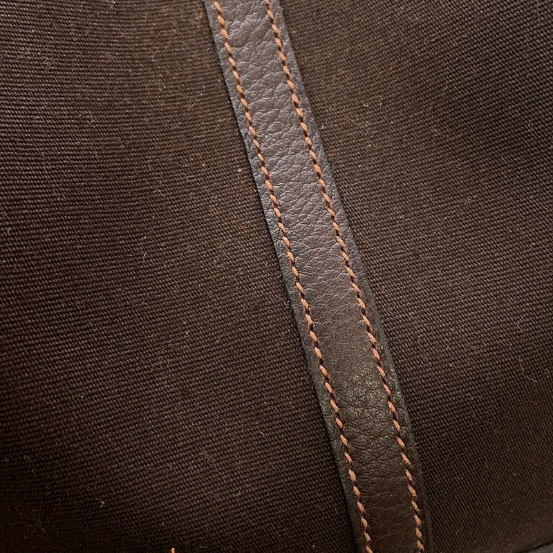 エルメス トートバッグ ガーデンパーティPM マロン/シルバー金具 トワルオフィシエ/ブッフルスキッパー □H刻印