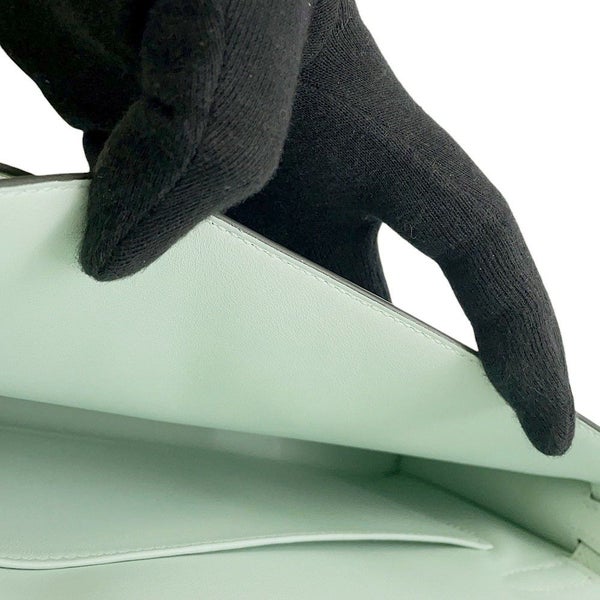 エルメス クラッチバッグ ケリーエラン ヴェールペパーミント/シルバー金具 エプソン K刻印 2wayショルダー