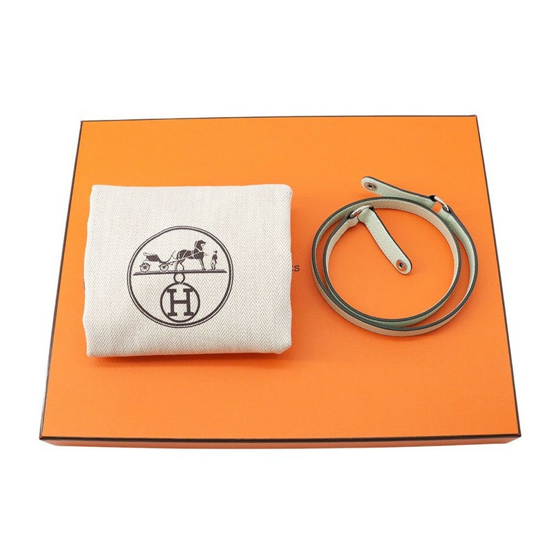 エルメス クラッチバッグ ケリーエラン ヴェールペパーミント/シルバー金具 エプソン K刻印 2wayショルダー