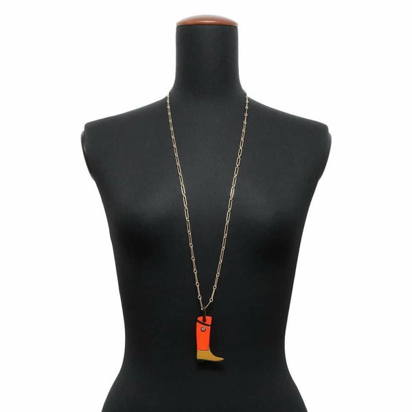 エルメス ネックレス アミュレット カヴァリエ GM ラージ バッファローホーン HERMES アクセサリー