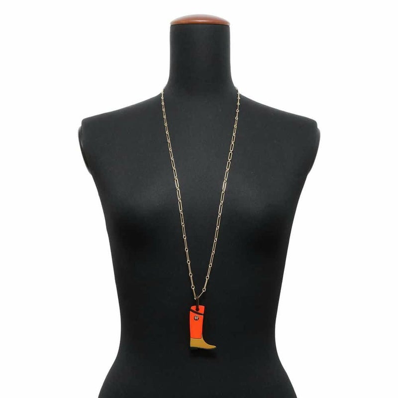 エルメス ネックレス アミュレット カヴァリエ GM ラージ バッファローホーン HERMES アクセサリー