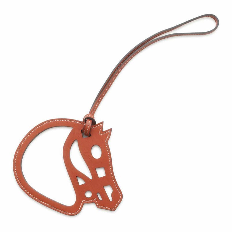 エルメス バッグチャーム パドック シュバル ゴールド スイフト HERMES 馬モチーフ バッグ用アクセサリー