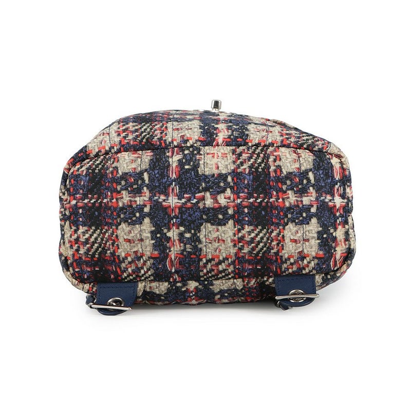 シャネル バックパック ココマーク ツイードプリント ナイロン A66445 CHANEL バッグ リュックサック