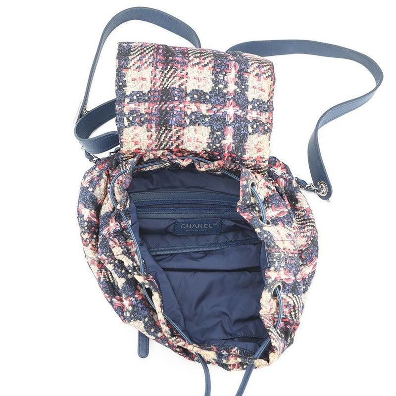 シャネル バックパック ココマーク ツイードプリント ナイロン A66445 CHANEL バッグ リュックサック