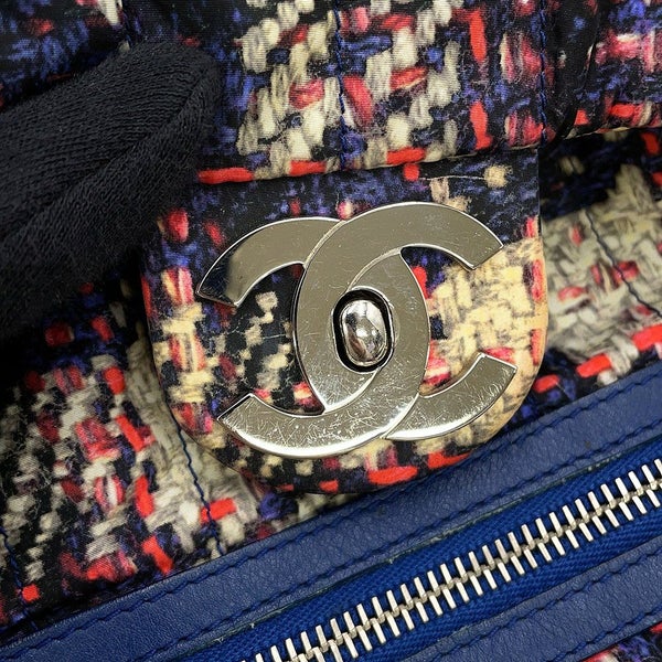 シャネル バックパック ココマーク ツイードプリント ナイロン A66445 CHANEL バッグ リュックサック