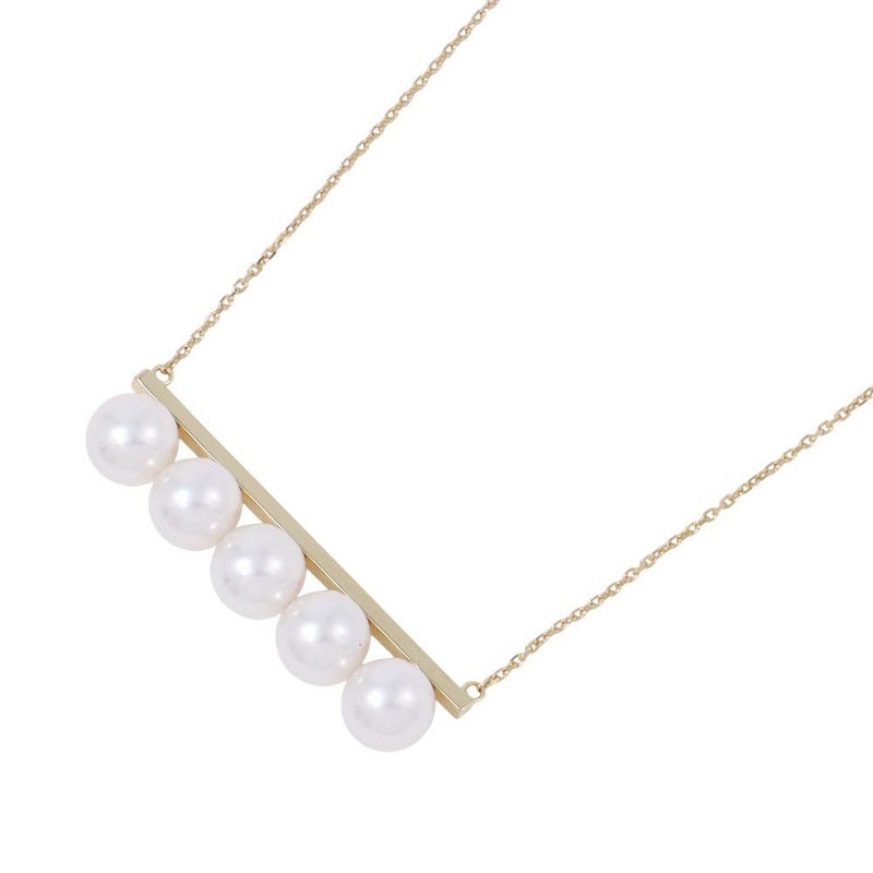 タサキ ネックレス バランス シグネチャー あこや真珠 パール K18YGイエローゴールド P-15884-18KYG TASAKI ペンダント
