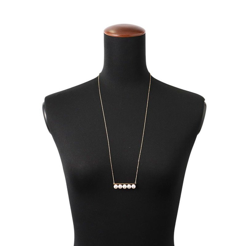 タサキ ネックレス バランス シグネチャー あこや真珠 パール K18YGイエローゴールド P-15884-18KYG TASAKI ペンダント